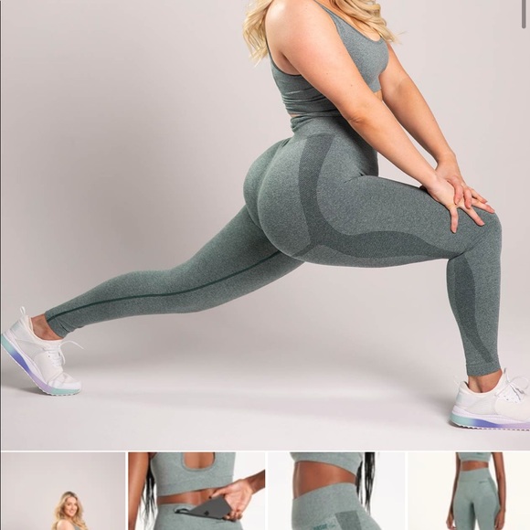 Pursue fitness x hopescope green marl leggings xs - Picture 6 of 11